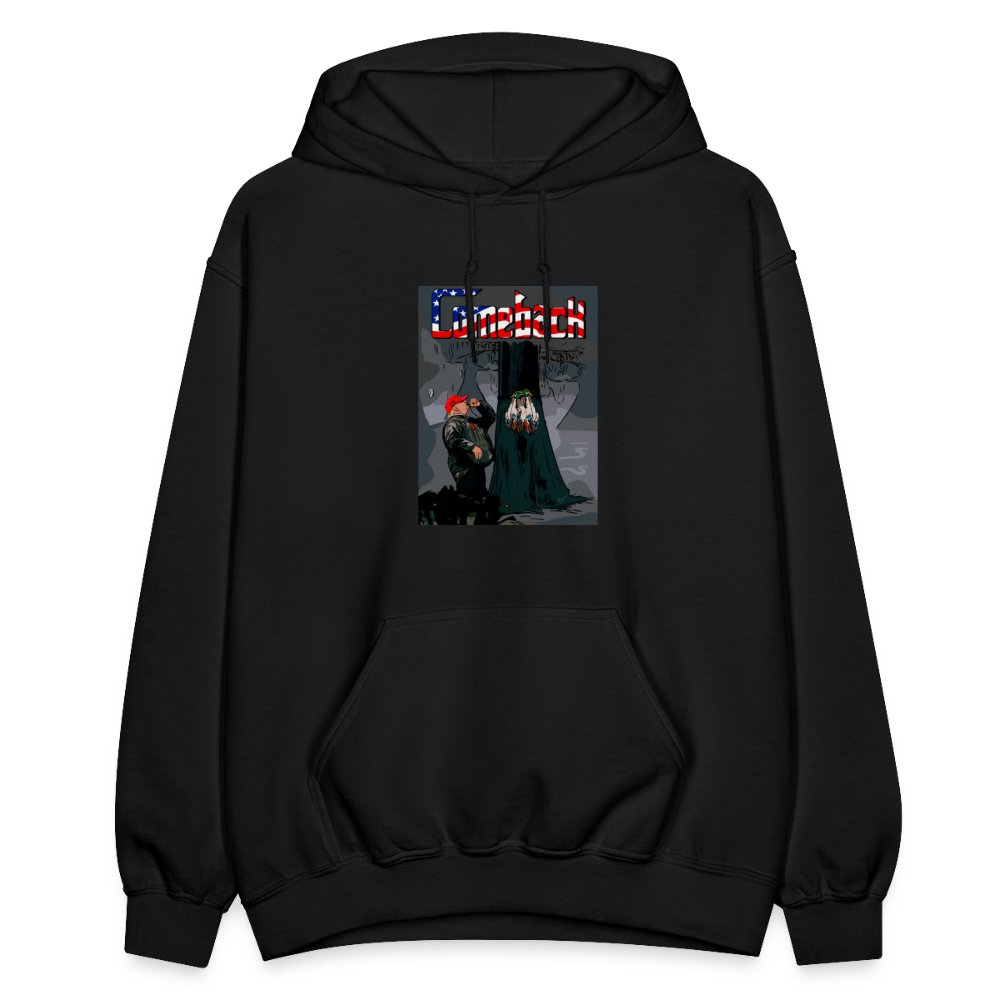 Comeback Gildan Heavy Blend Adult Hoodie - black