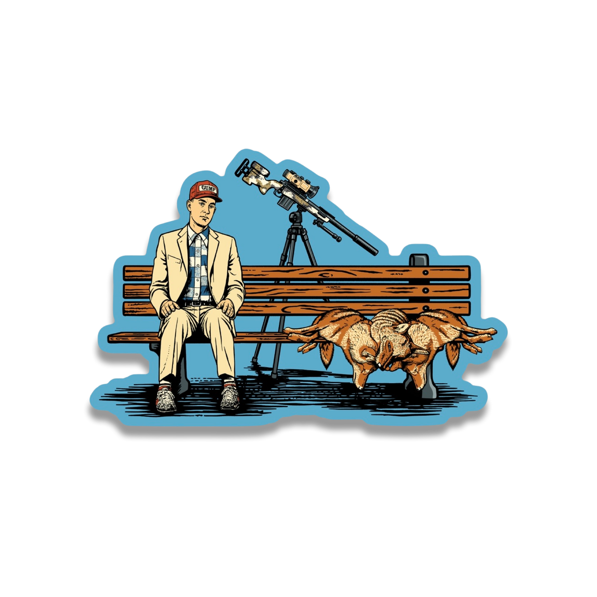 Gunnin Gump Sticker – Tyler Spitzmiller