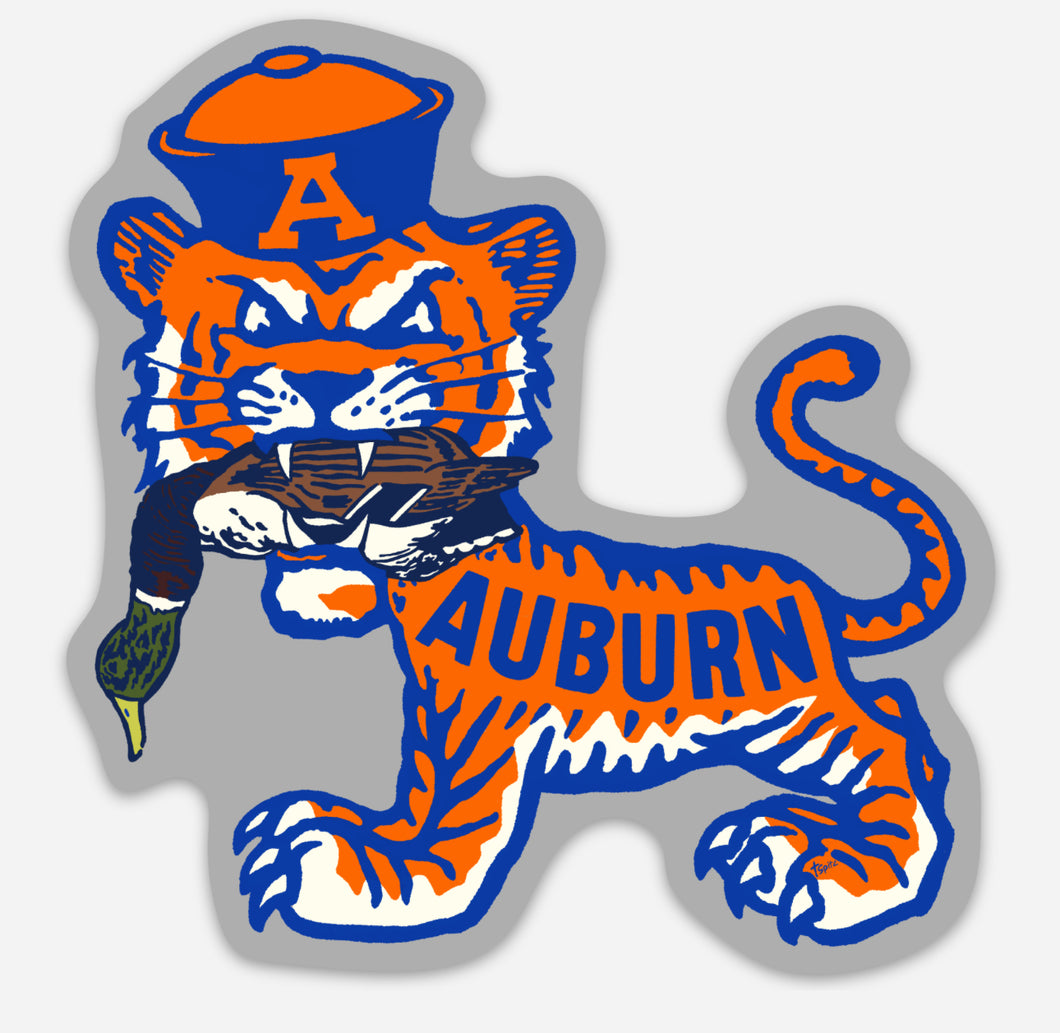 Aubie’s Duck Sticker