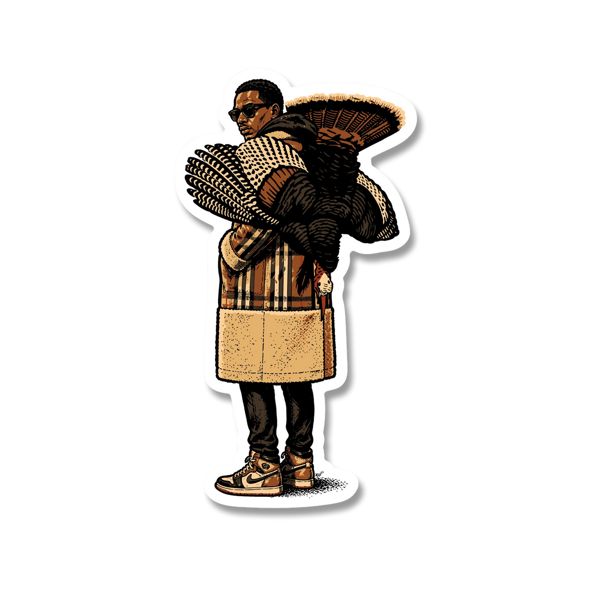 Major Gobbler Sticker – Tyler Spitzmiller
