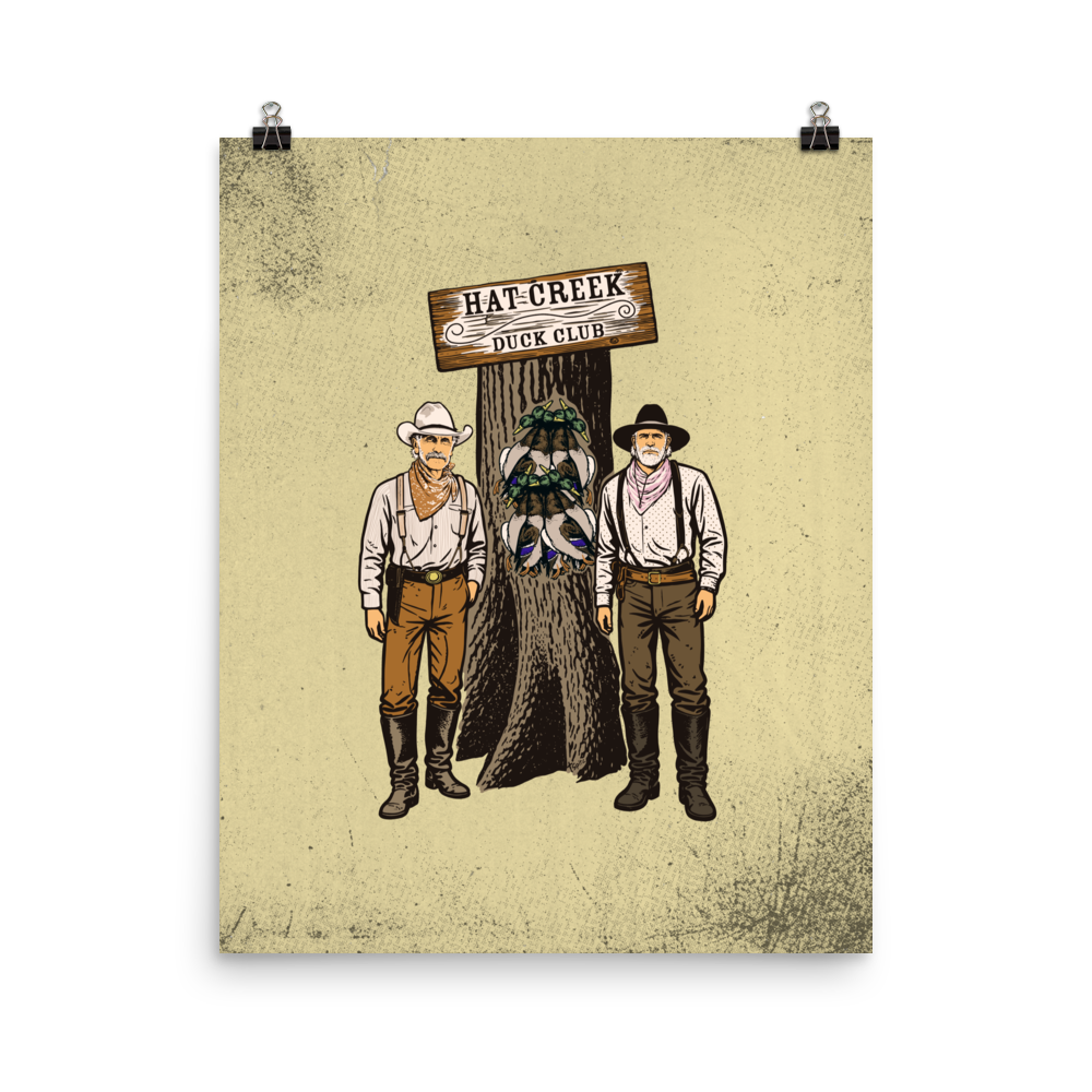 Hat Creek Duck Club Poster – Tyler Spitzmiller