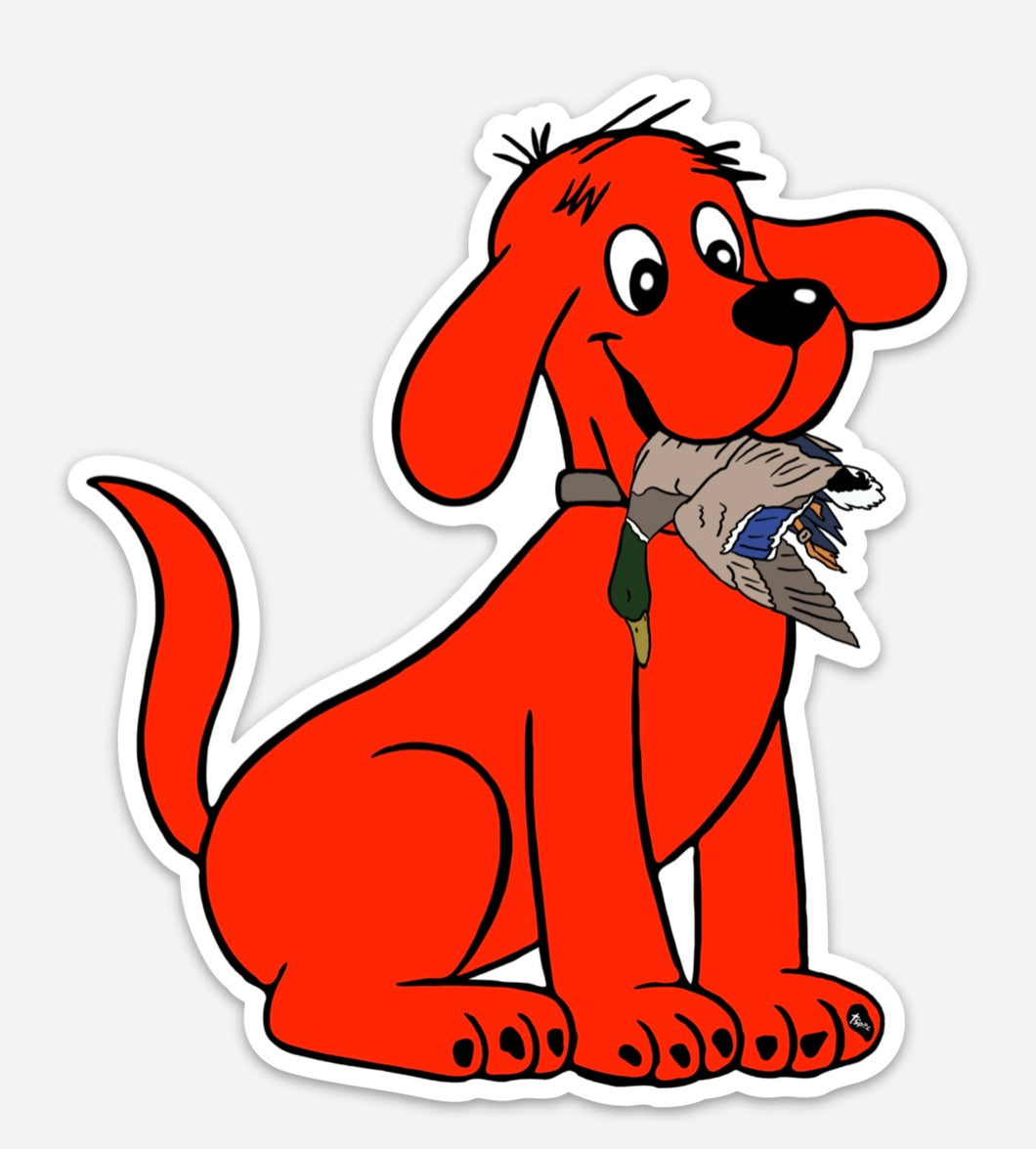 Red Dog Sticker (Pre Order)