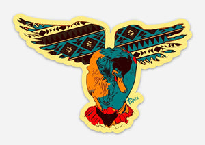 Aztec Mallard Sticker