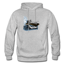 Load image into Gallery viewer, Hell or High Water Gildan Heavy Blend Adult Hoodie - heather gray
