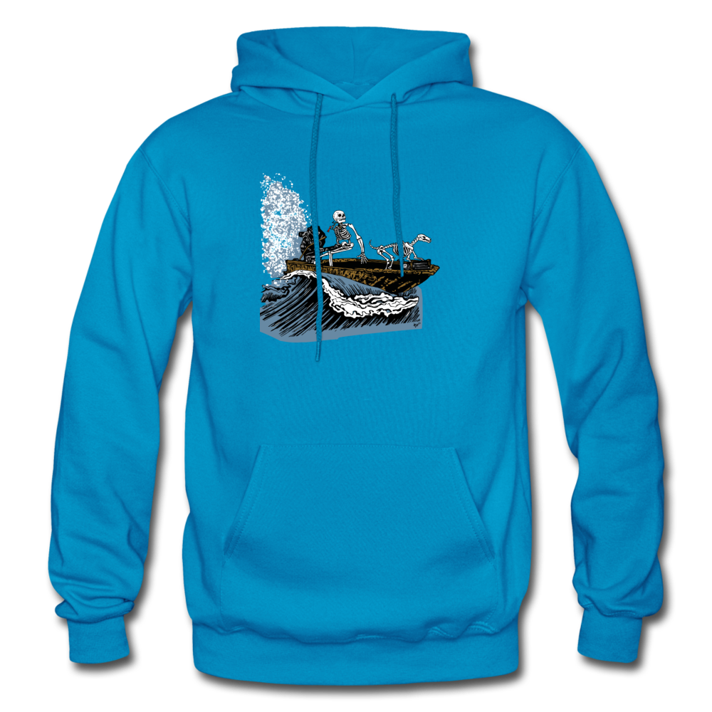 Hell or High Water Gildan Heavy Blend Adult Hoodie - turquoise