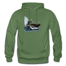 Load image into Gallery viewer, Hell or High Water Gildan Heavy Blend Adult Hoodie - military green
