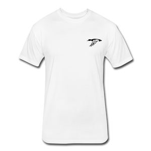 Hell or High Water Fitted Cotton/Poly T-Shirt by Next Level - white