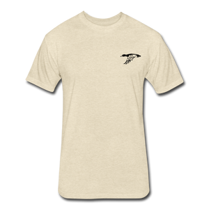 Hell or High Water Fitted Cotton/Poly T-Shirt by Next Level - heather cream