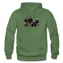 Load image into Gallery viewer, Tell Em’ We’re Comin’ Gildan Heavy Blend Adult Hoodie - military green
