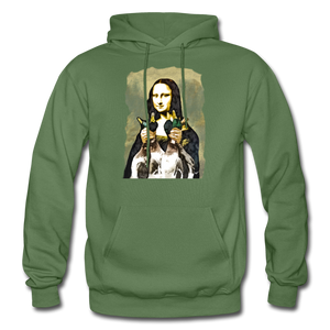 Mona Limits Gildan Heavy Blend Adult Hoodie - military green