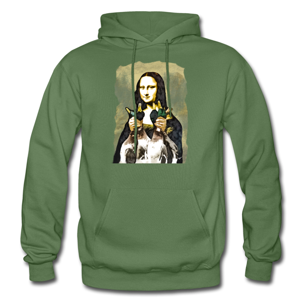 Mona Limits Gildan Heavy Blend Adult Hoodie - military green