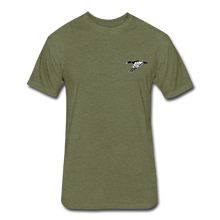Load image into Gallery viewer, Comeback Fitted Cotton/Poly T-Shirt by Next Level - heather military green
