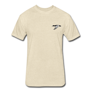 Comeback Fitted Cotton/Poly T-Shirt by Next Level - heather cream