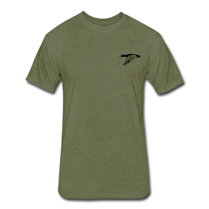 Presidential Thunder Fitted Cotton/Poly T-Shirt by Next Level - heather military green