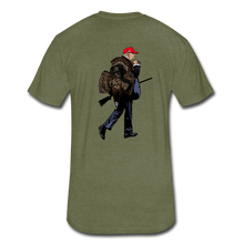 Load image into Gallery viewer, Presidential Thunder Fitted Cotton/Poly T-Shirt by Next Level - heather military green
