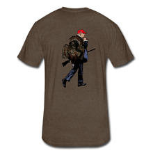 Load image into Gallery viewer, Presidential Thunder Fitted Cotton/Poly T-Shirt by Next Level - heather espresso
