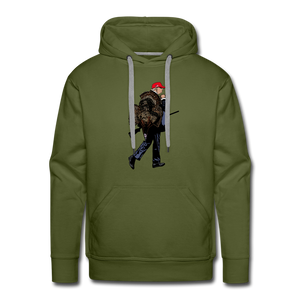 Presidential Thunder Men’s Premium Hoodie - olive green