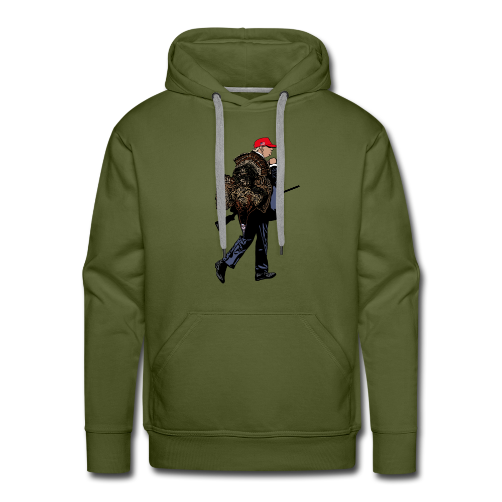 Presidential Thunder Men’s Premium Hoodie - olive green