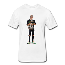 Load image into Gallery viewer, Dolph’s Ducks Fitted Cotton/Poly T-Shirt by Next Level - white
